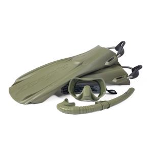 Zeagle recon tango scope mono mask fins snorkel olive green
