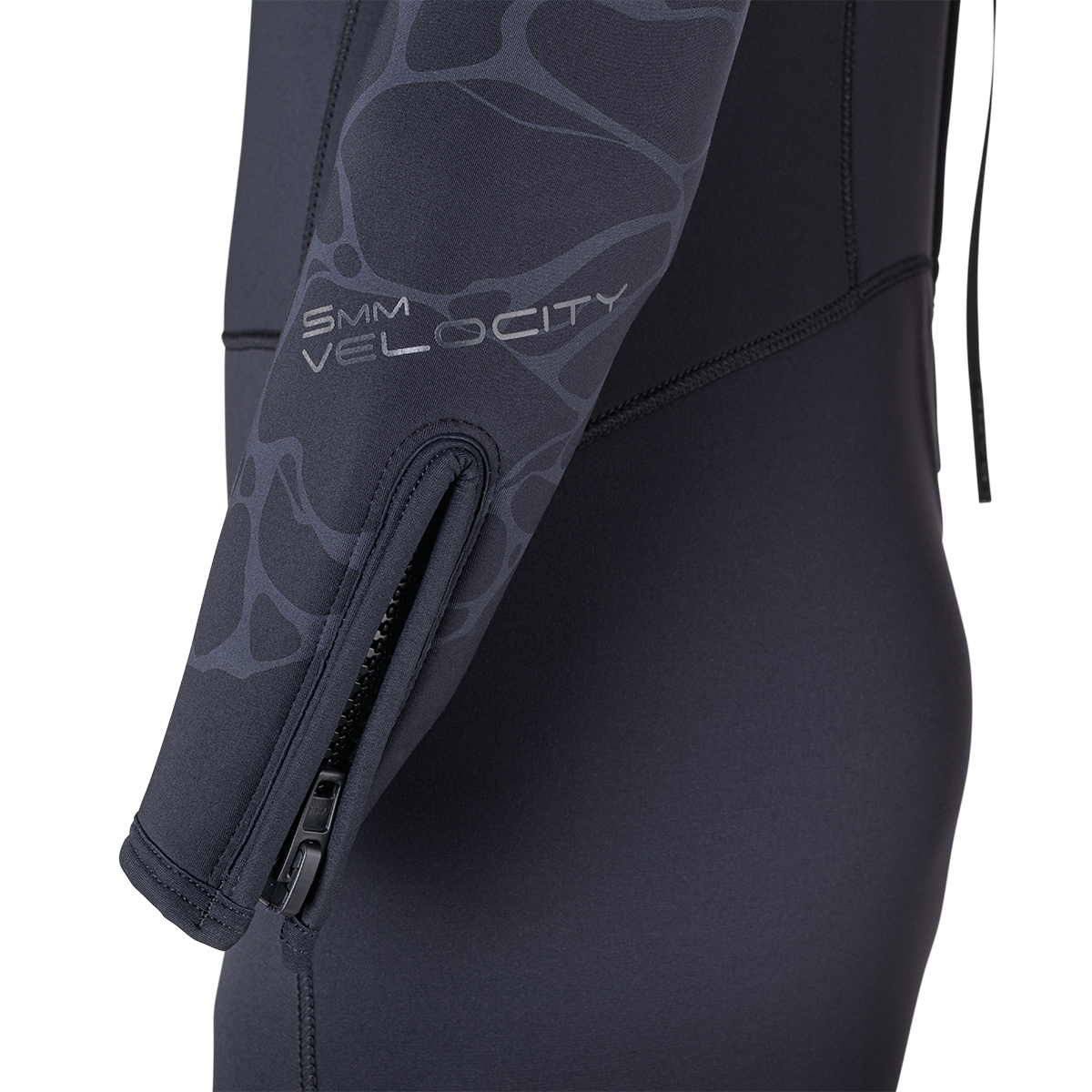 002183blk 5mm velocity ultra 2 0 full black details wrist zipper 2 web