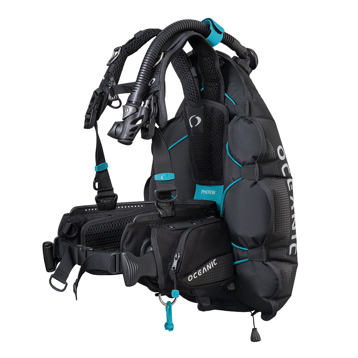 08 2410 xx oceanic photon pro mens 3qtr aqua web transparent