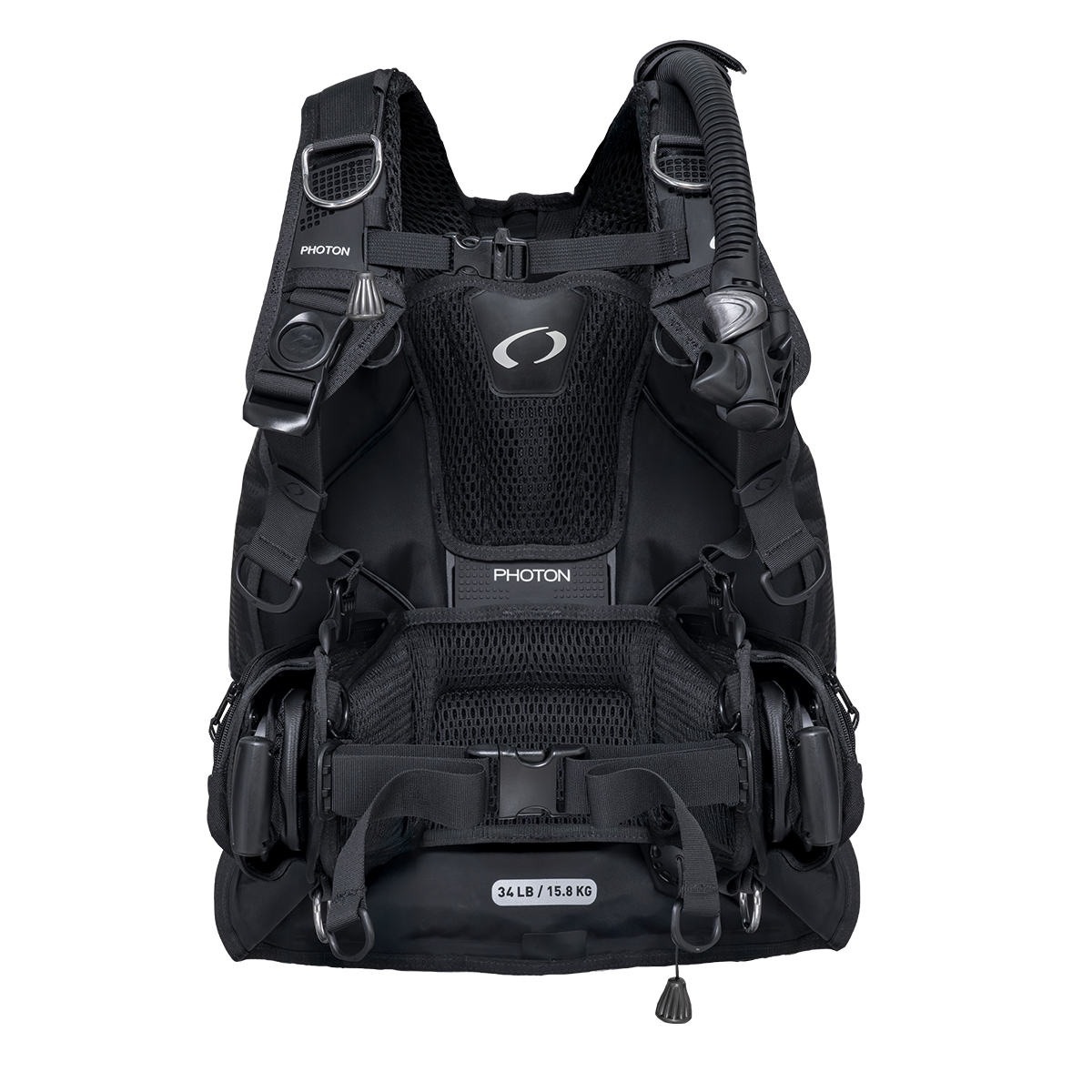 08 2410 xx oceanic photon pro mens front black web transparent