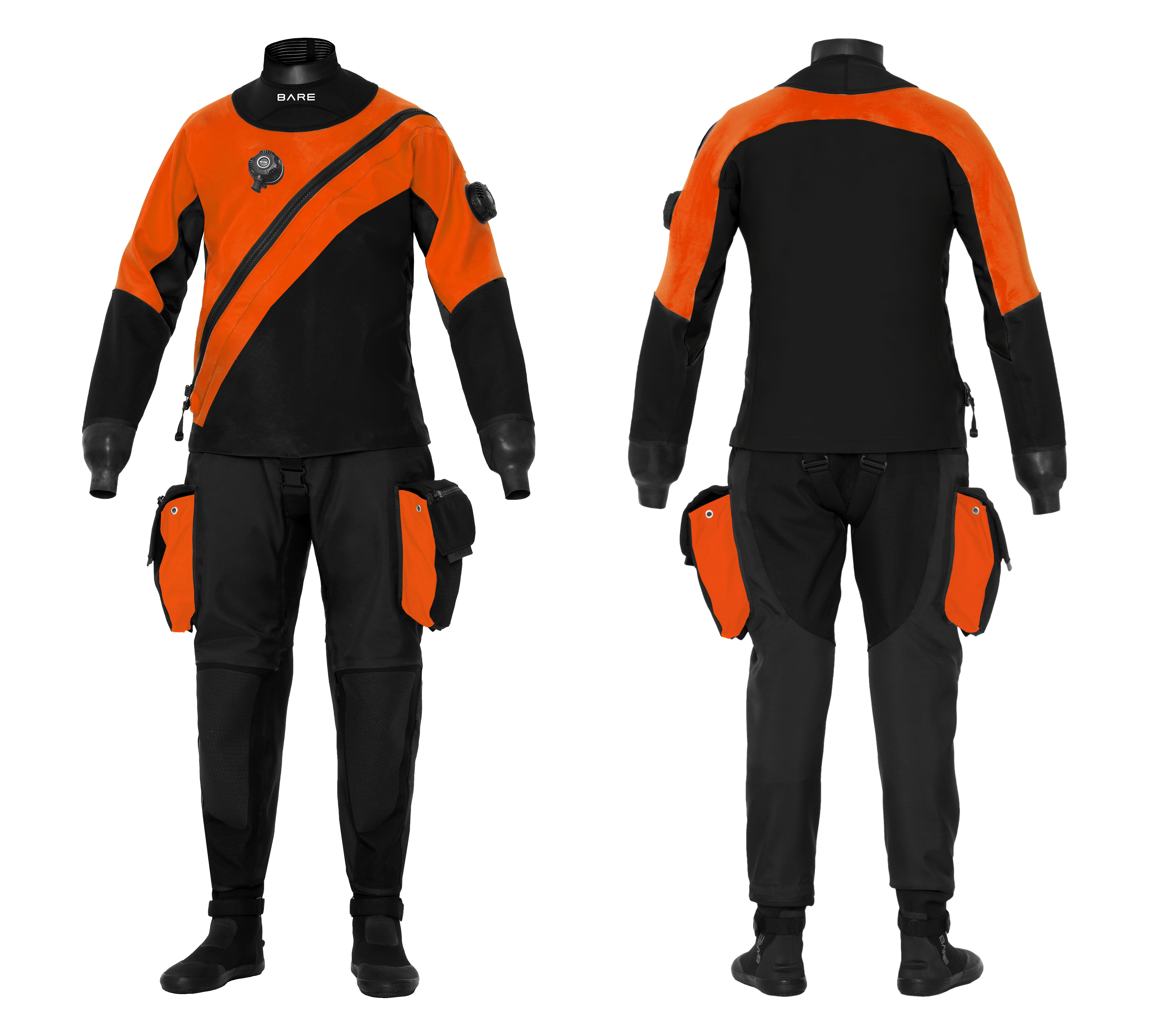 Expedition hd2 tech dry autograph series mens front back orange