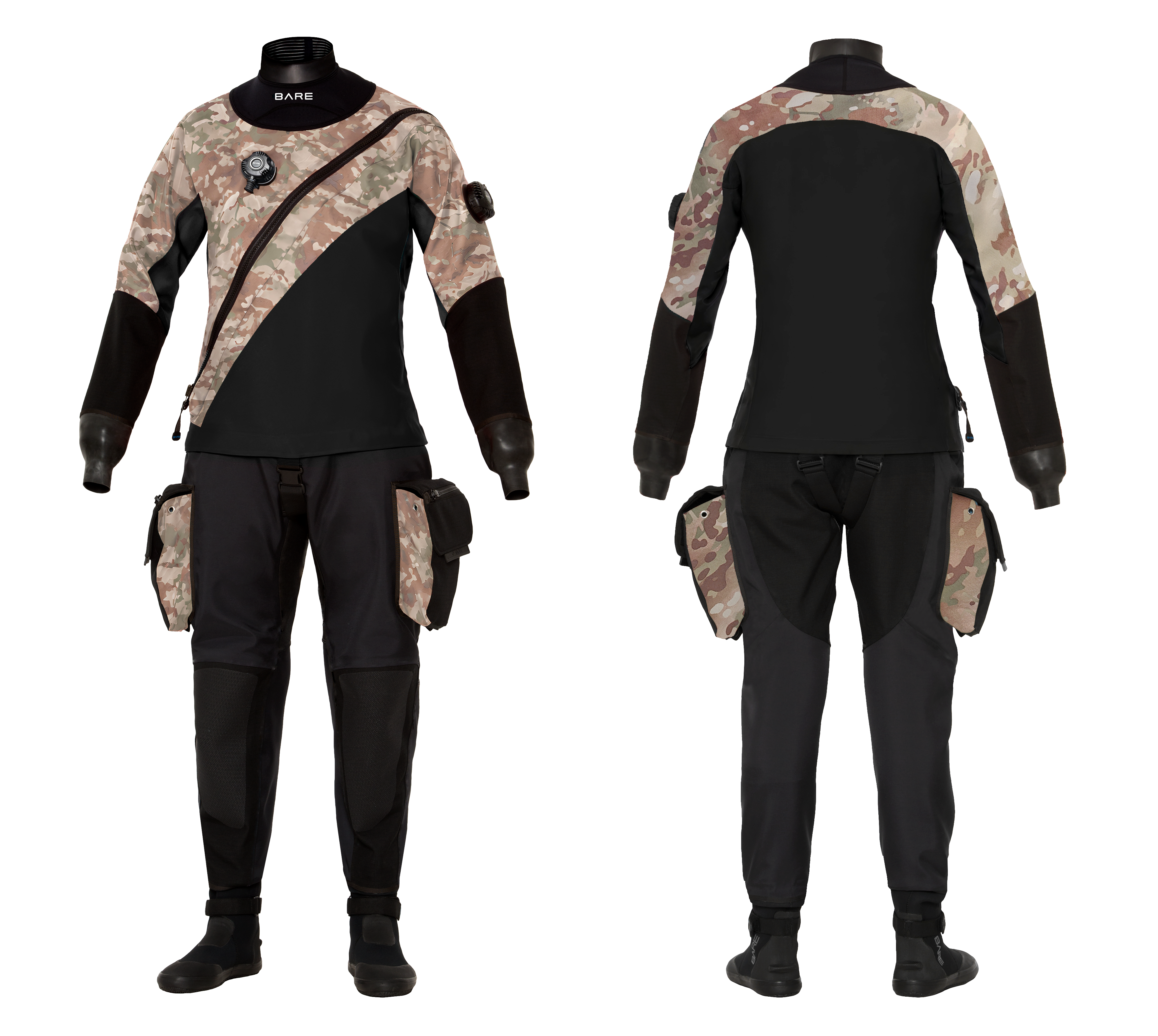 Expedition hd2 tech dry autograph series womens front back armycamo