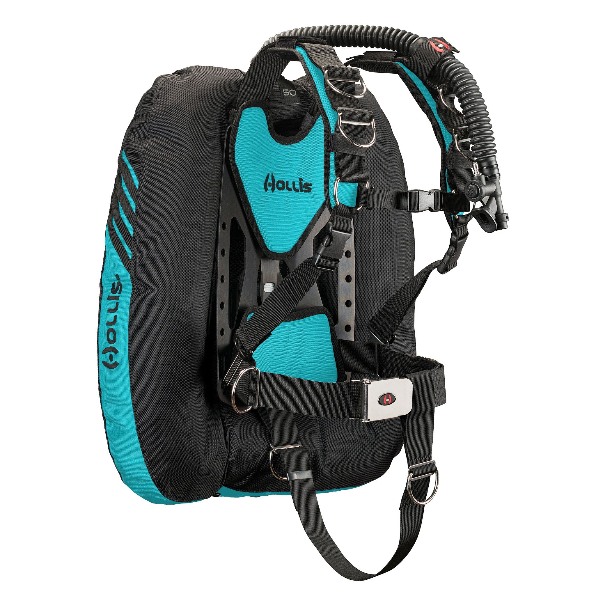 Hollis crib dt50 aluminum elite2 aqua side
