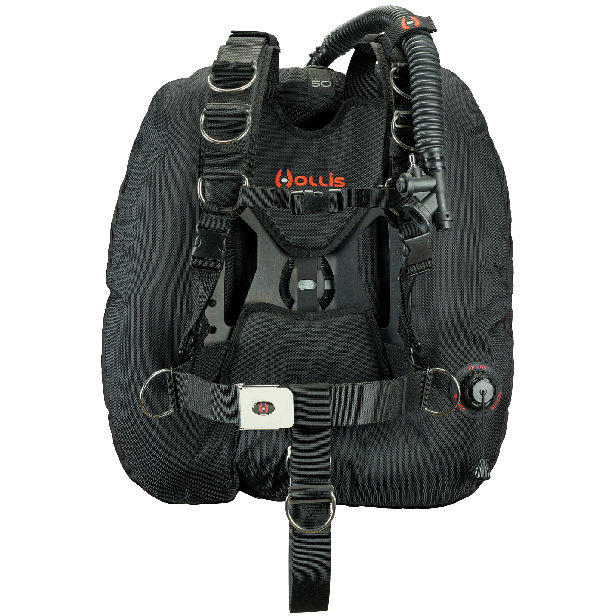 Hollis crib dt50 aluminum elite2 black front