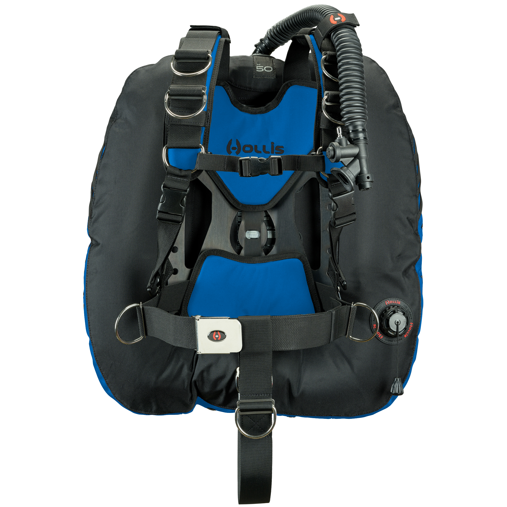 Hollis crib dt50 aluminum elite2 blue front