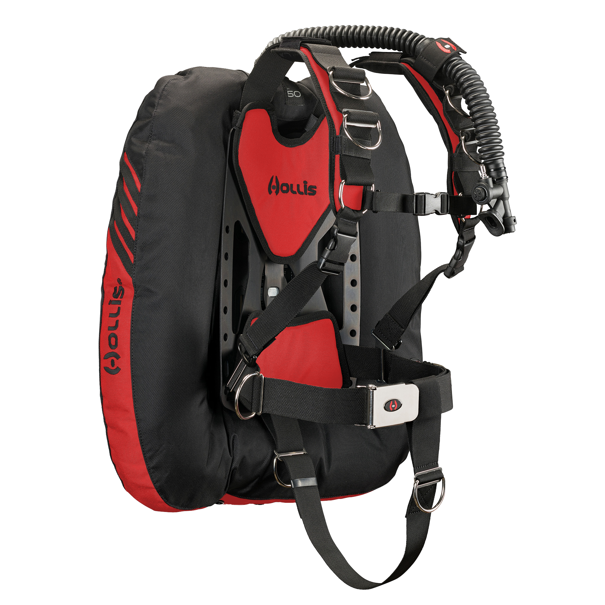 Hollis crib dt50 aluminum elite2 red side