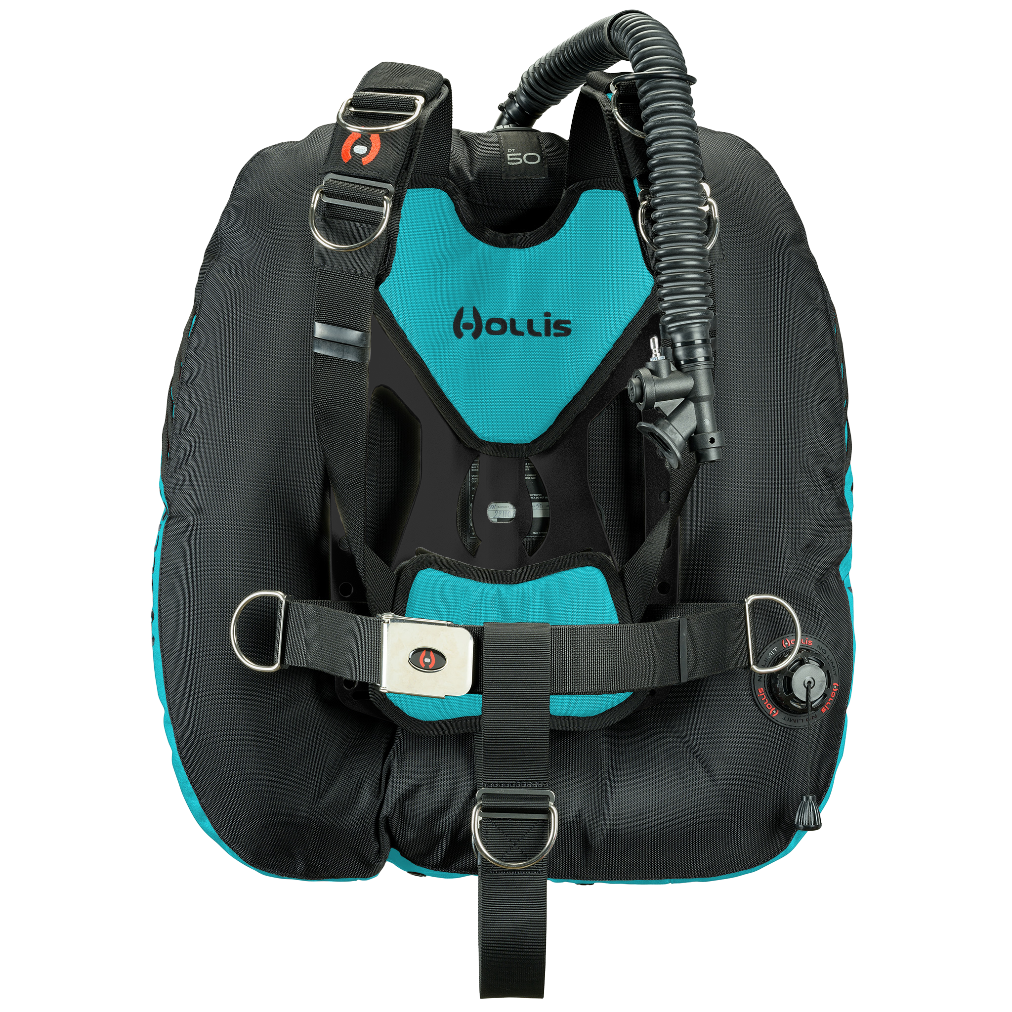 Hollis crib dt50 aluminum solo aqua front