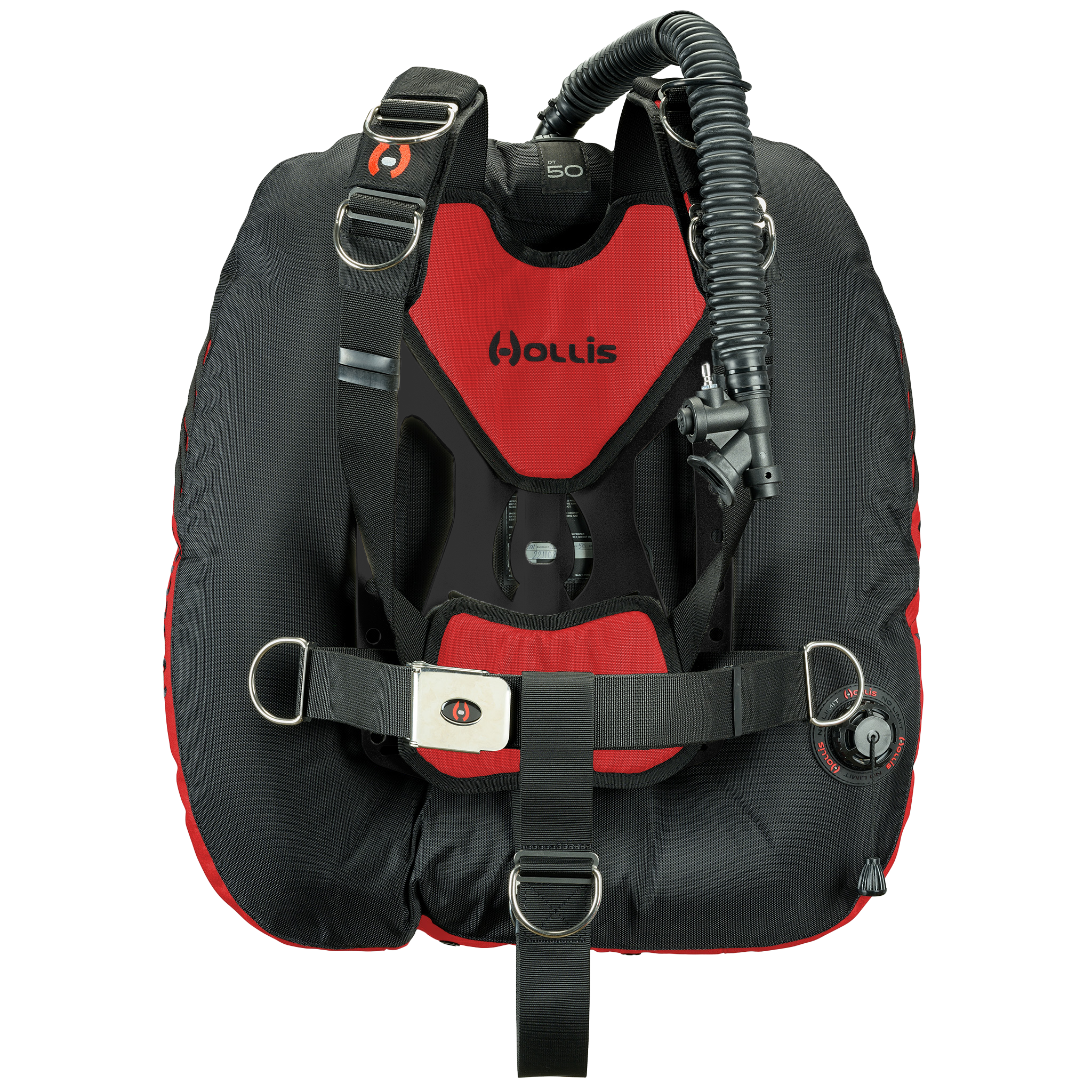 Hollis crib dt50 aluminum solo red front