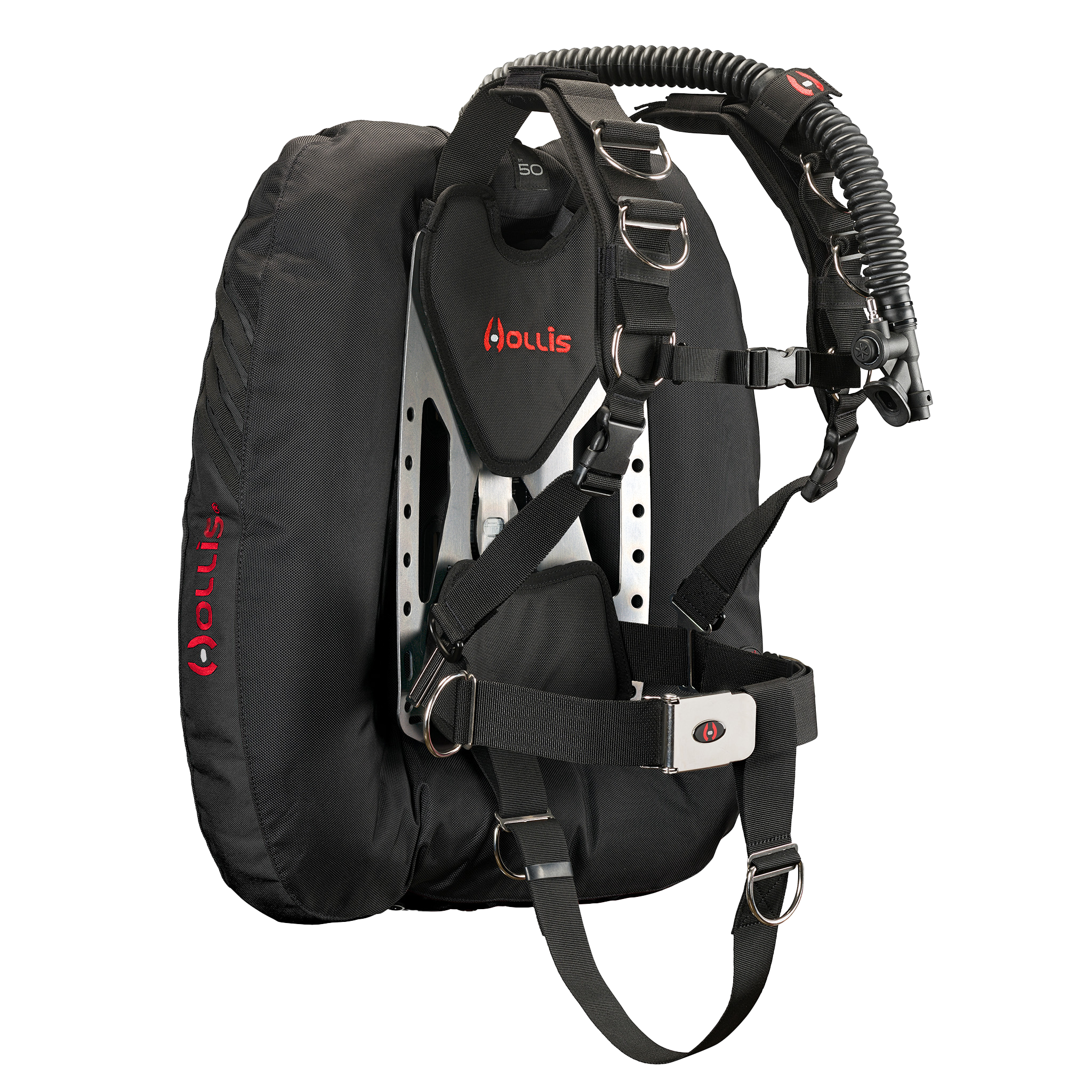 Hollis crib dt50 stainless elite2 black side