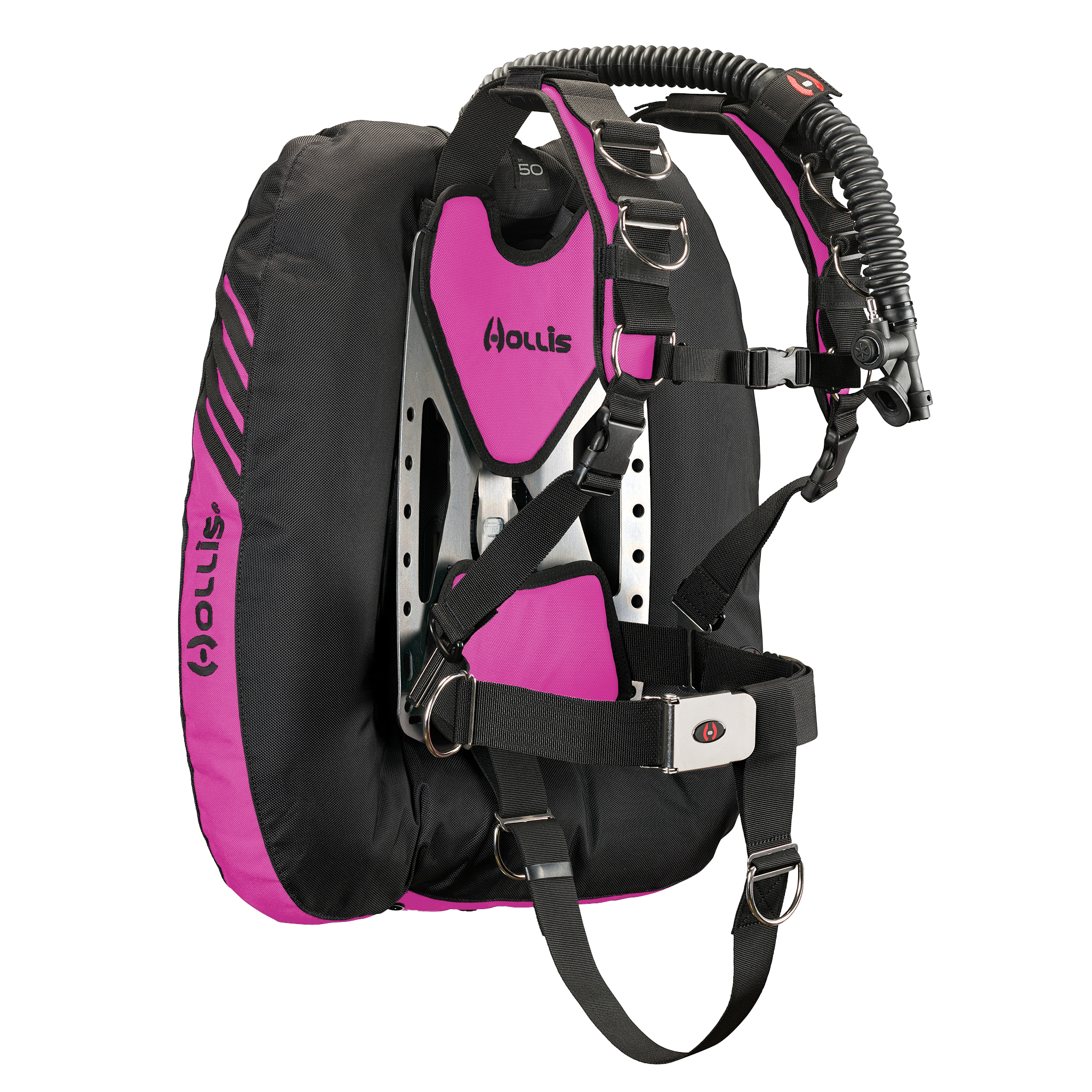 Hollis crib dt50 stainless elite2 pink side