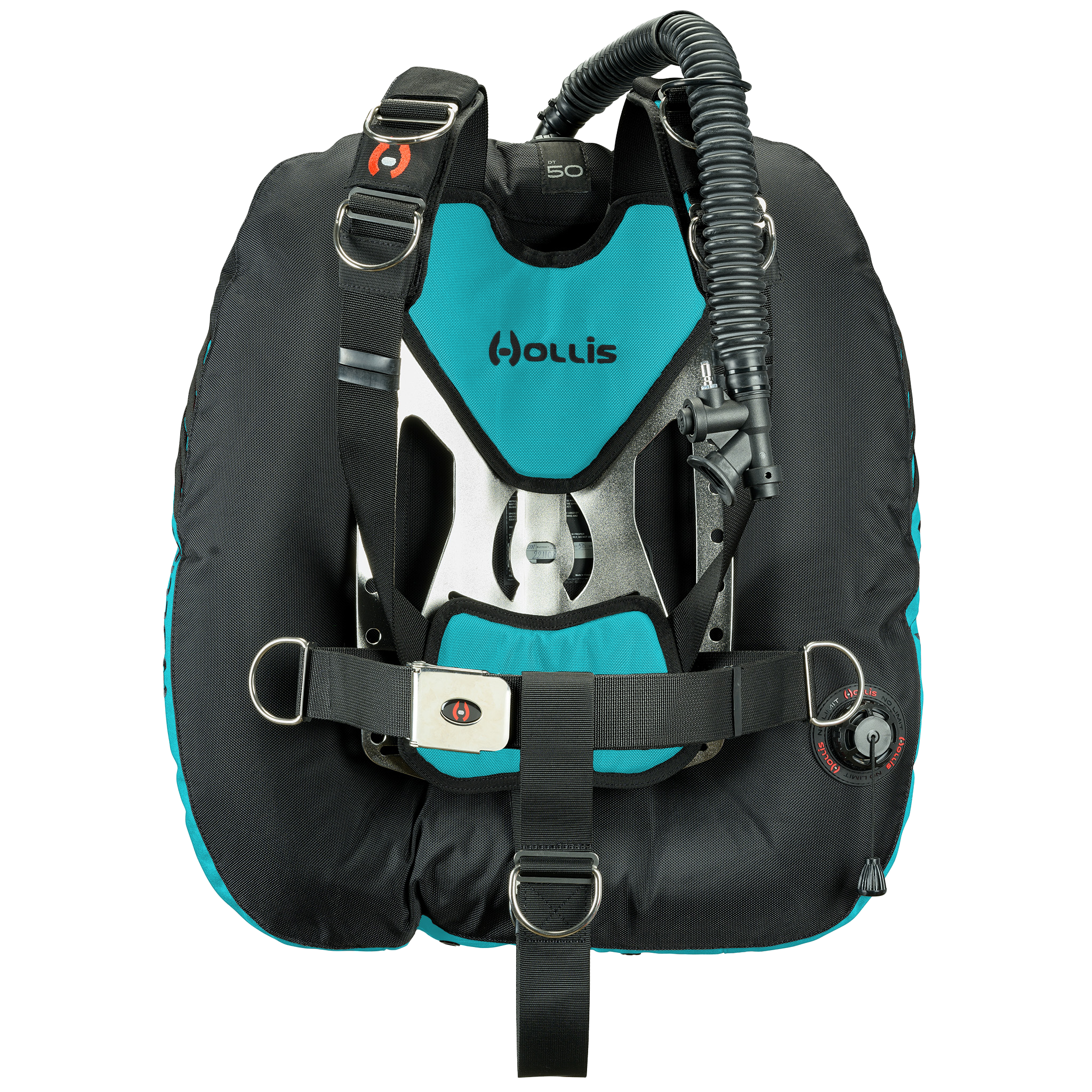 Hollis crib dt50 stainless solo aqua front