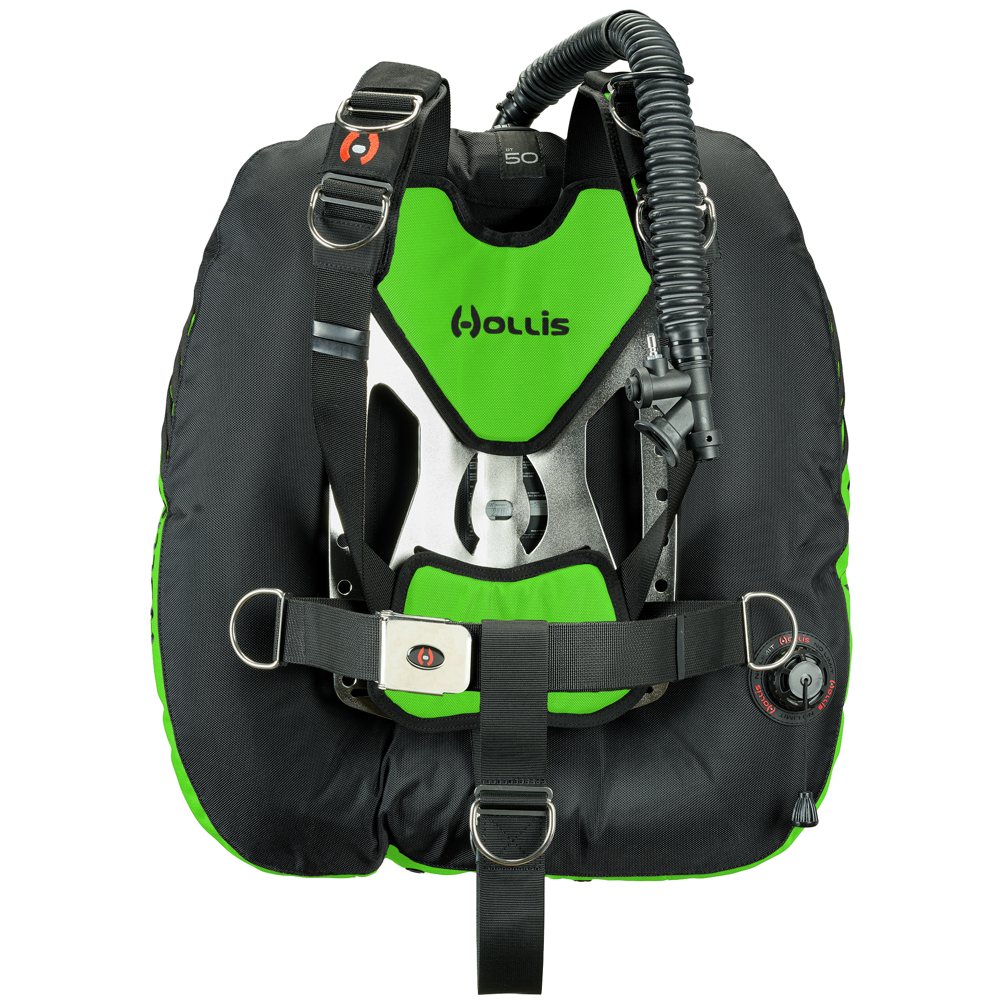 Hollis crib dt50 stainless solo lime front