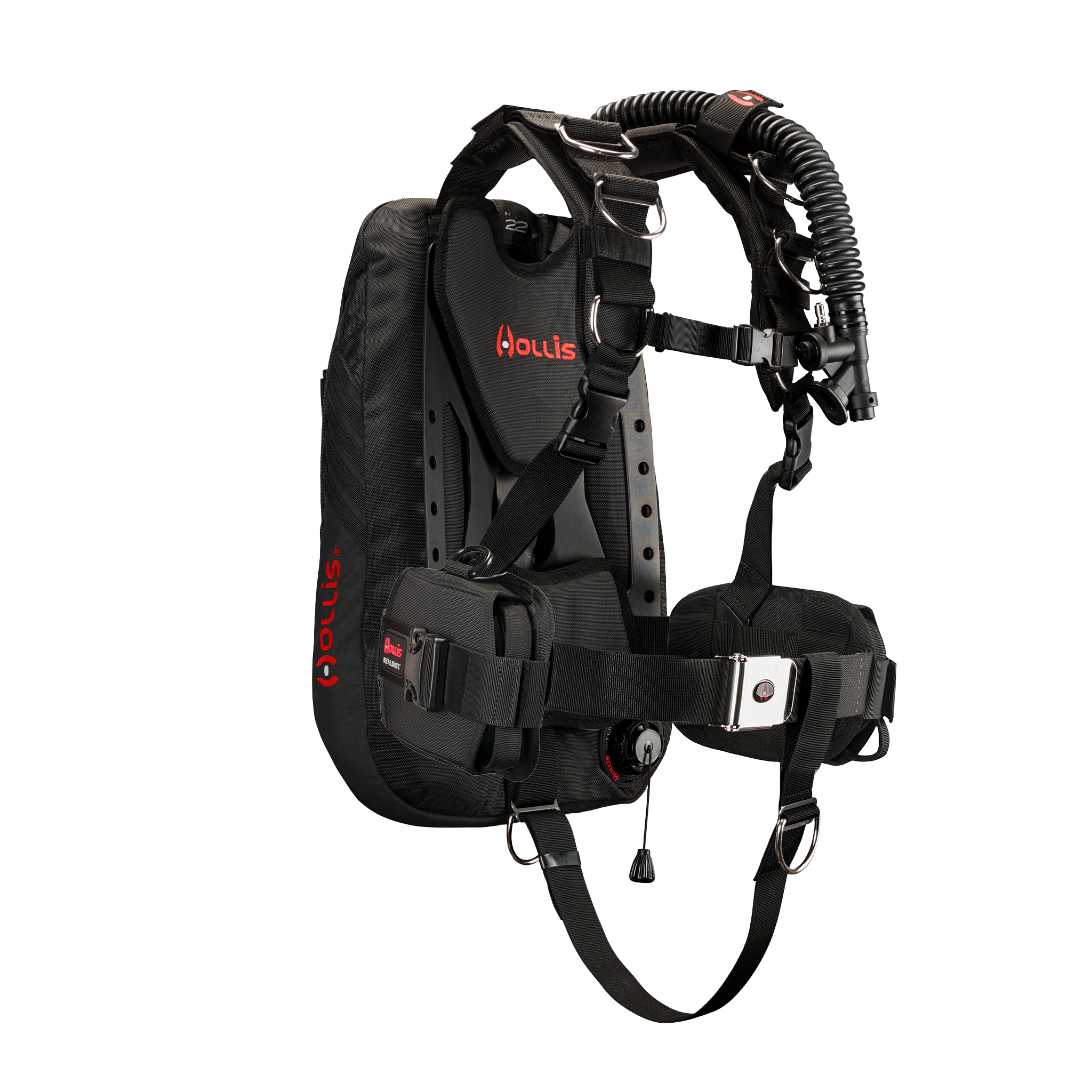 Hollis crib st22 aluminum elite2 black side