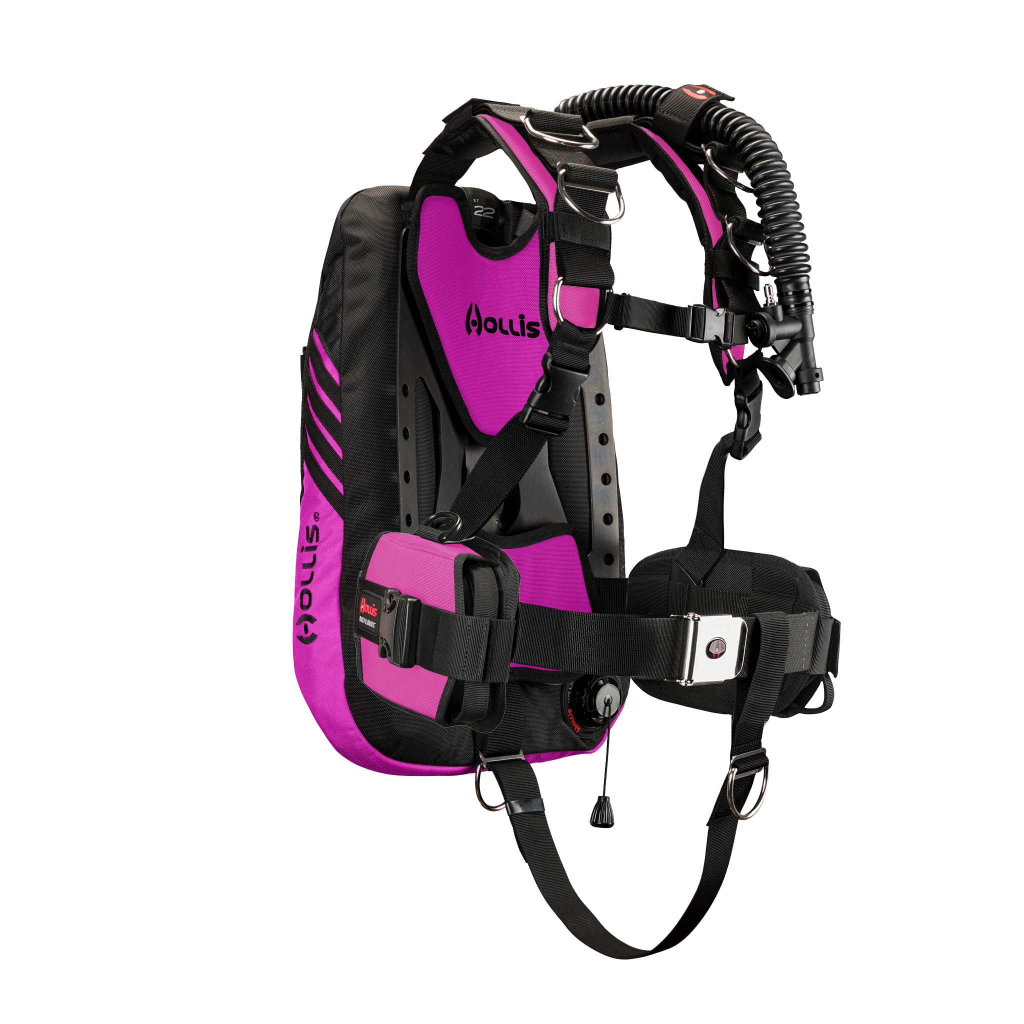 Hollis crib st22 aluminum elite2 pink side