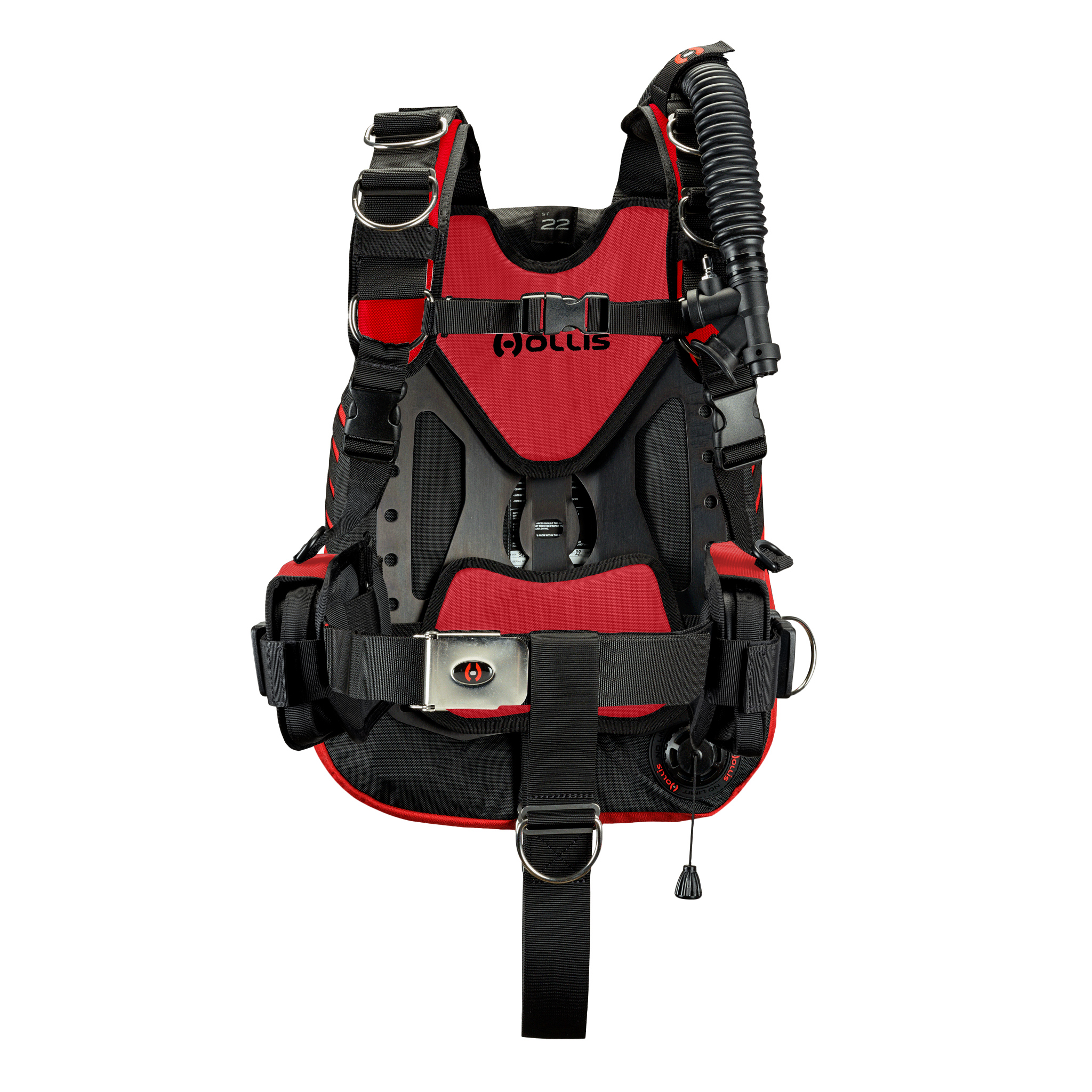 Hollis crib st22 aluminum elite2 red front