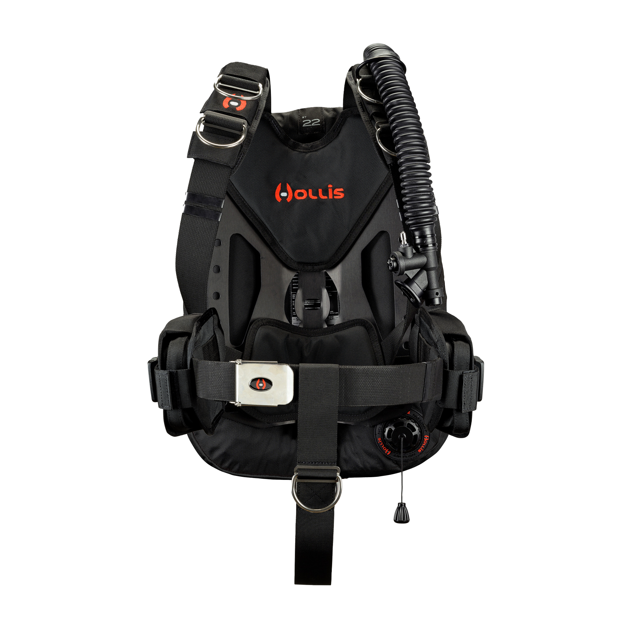 Hollis crib st22 aluminum solo black front