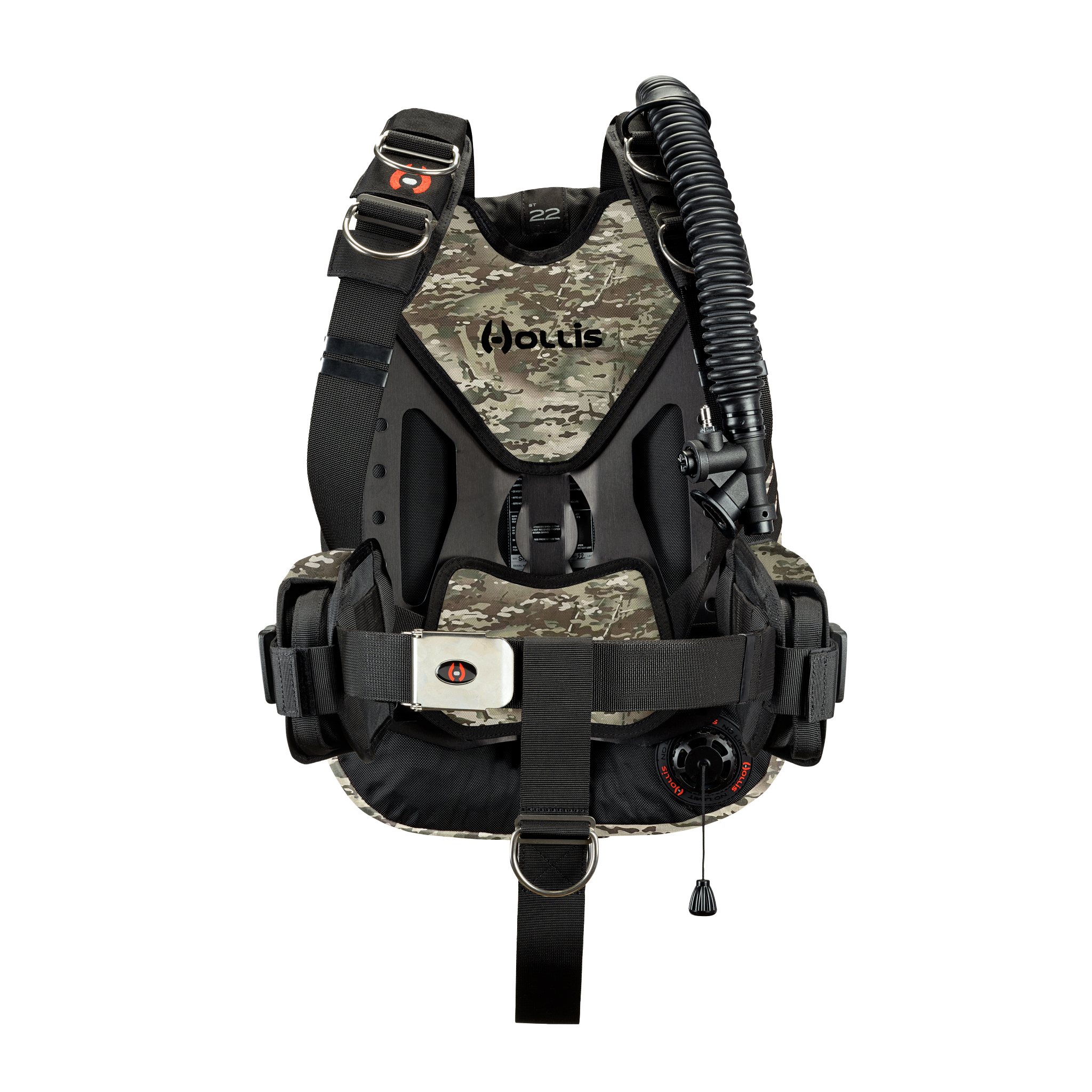 Hollis crib st22 aluminum solo camo front