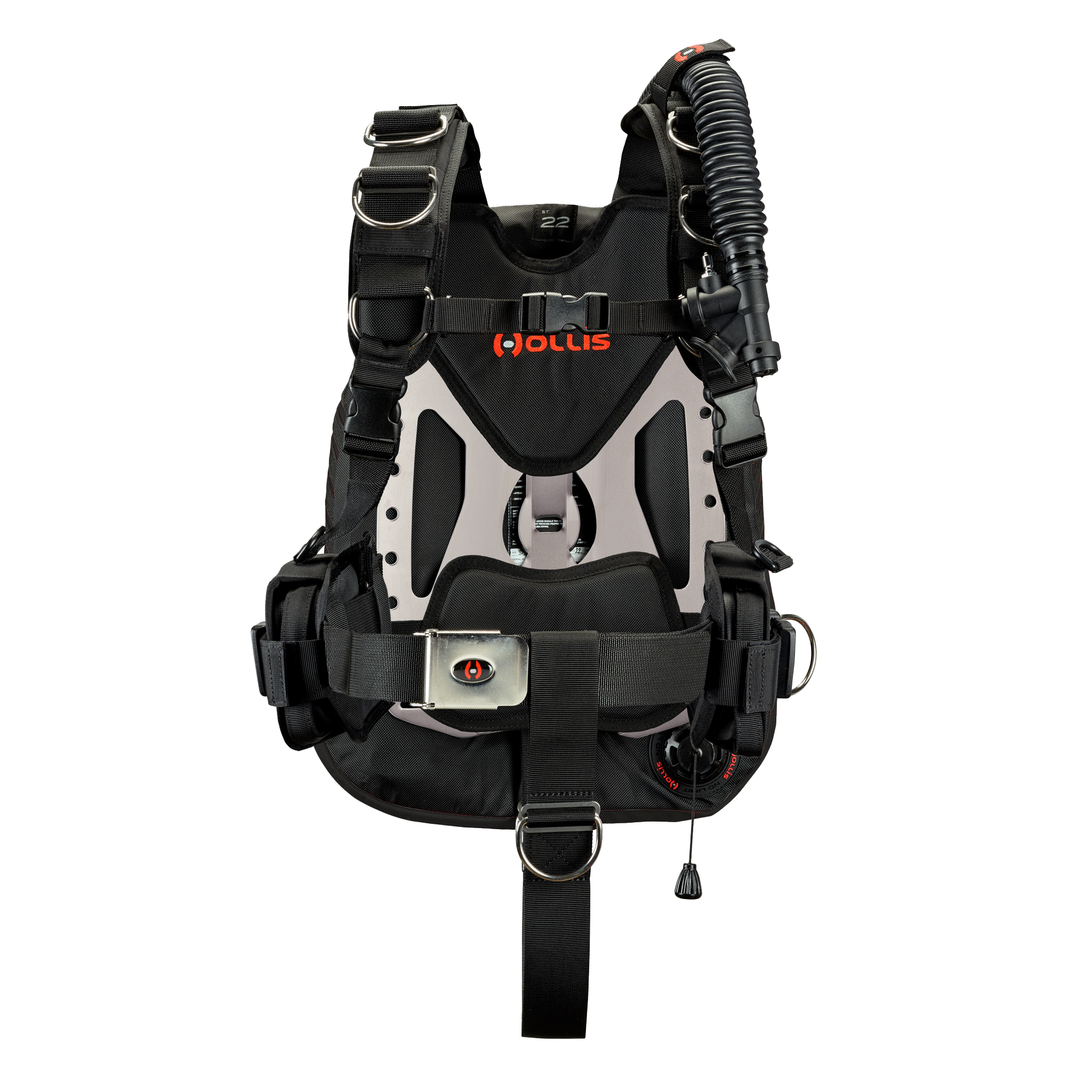 Hollis crib st22 stainless elite2 black front