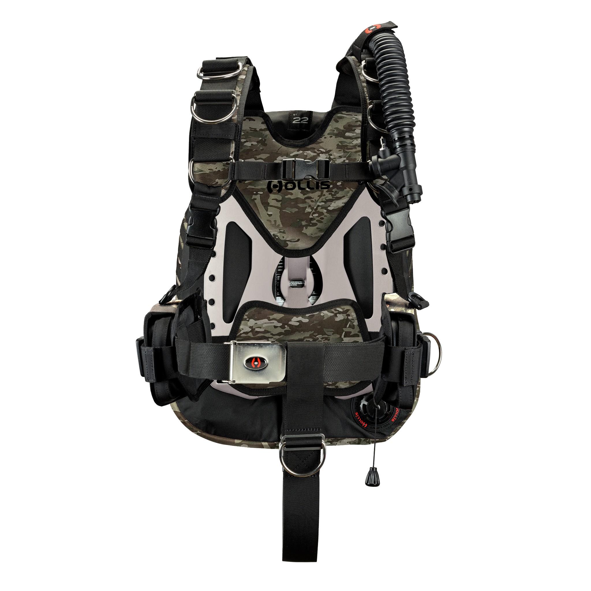 Hollis crib st22 stainless elite2 camo front