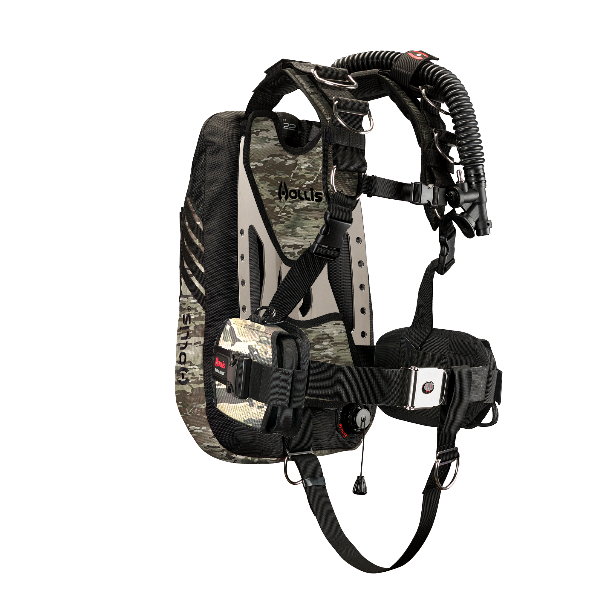 Hollis crib st22 stainless elite2 camo side