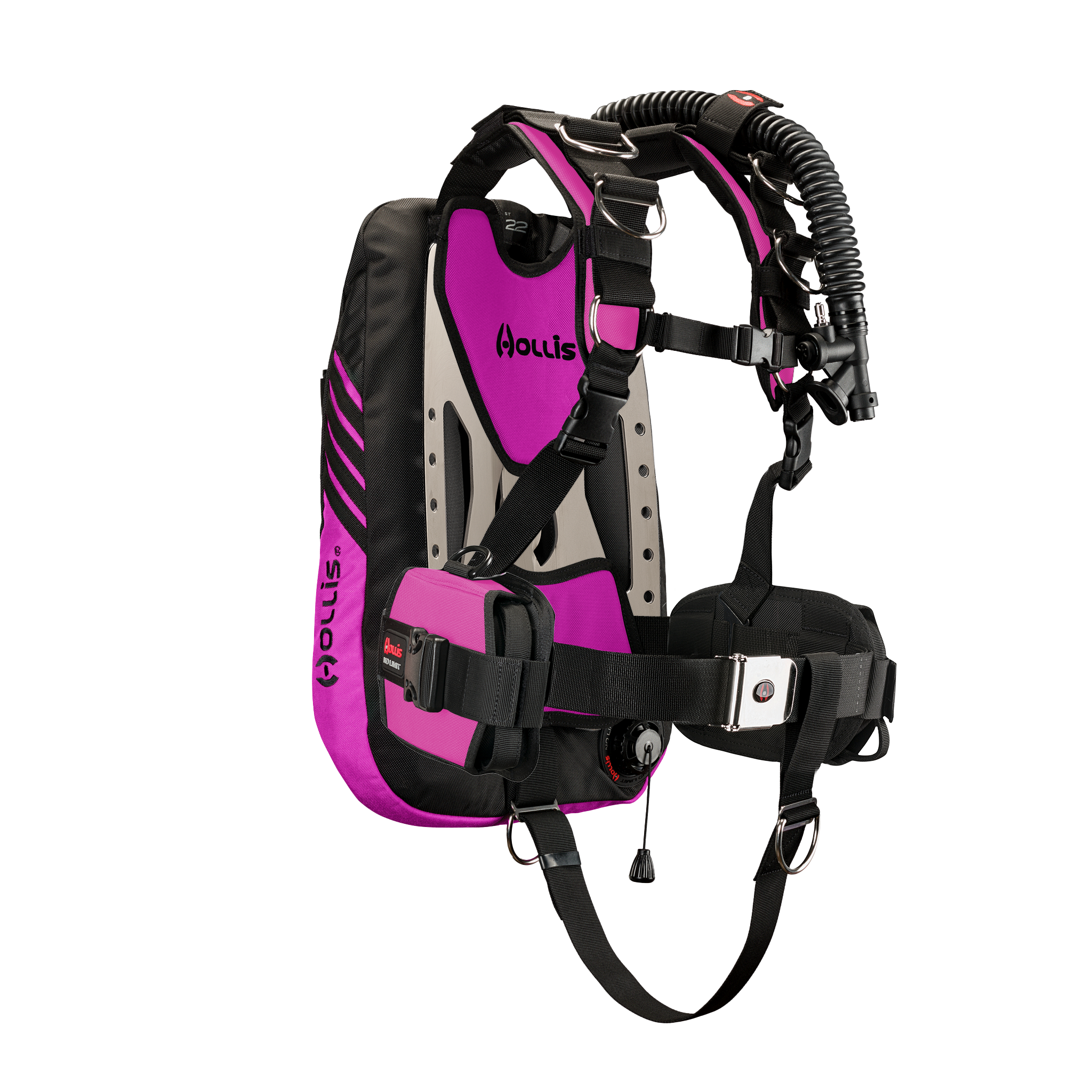 Hollis crib st22 stainless elite2 pink side