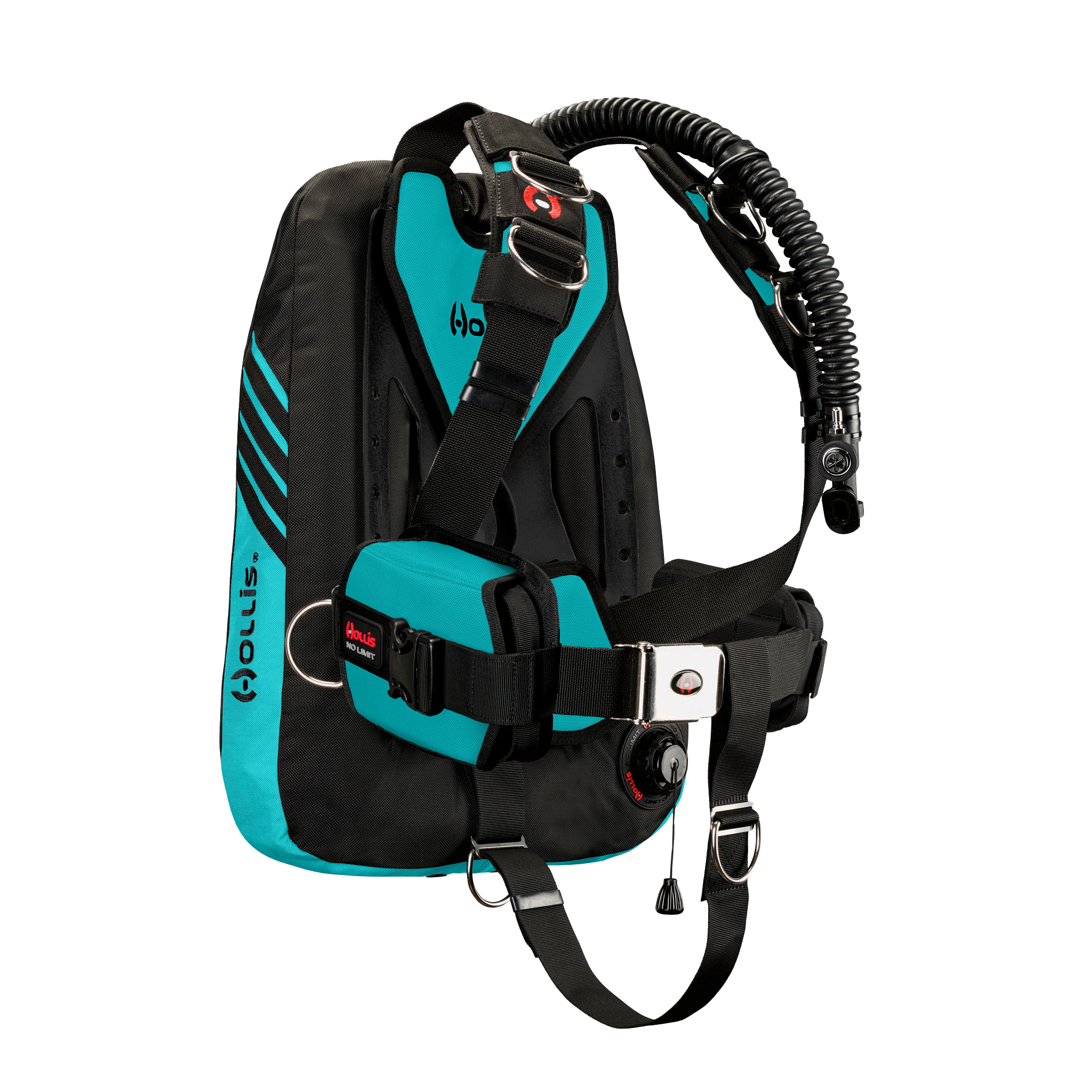 Hollis crib st35 aluminum solo aqua side
