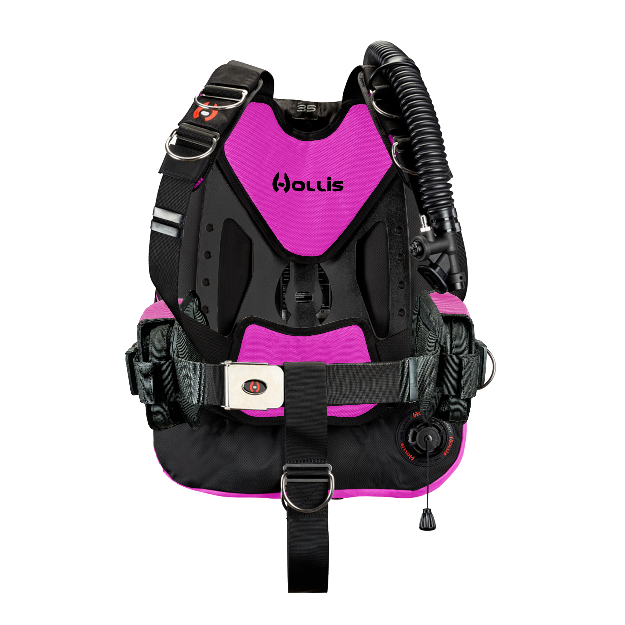 Hollis crib st35 aluminum solo pink front