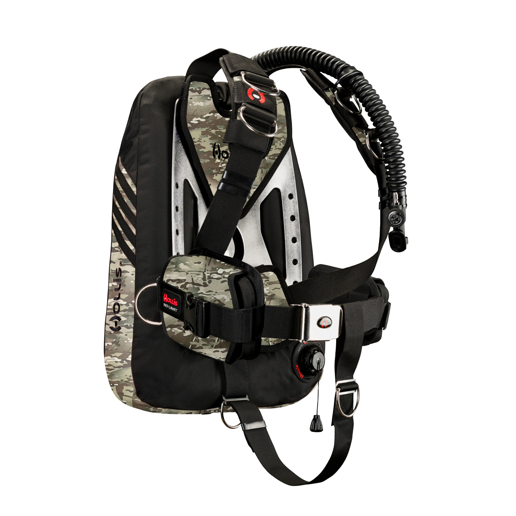 Hollis crib st35 stainless solo camo side