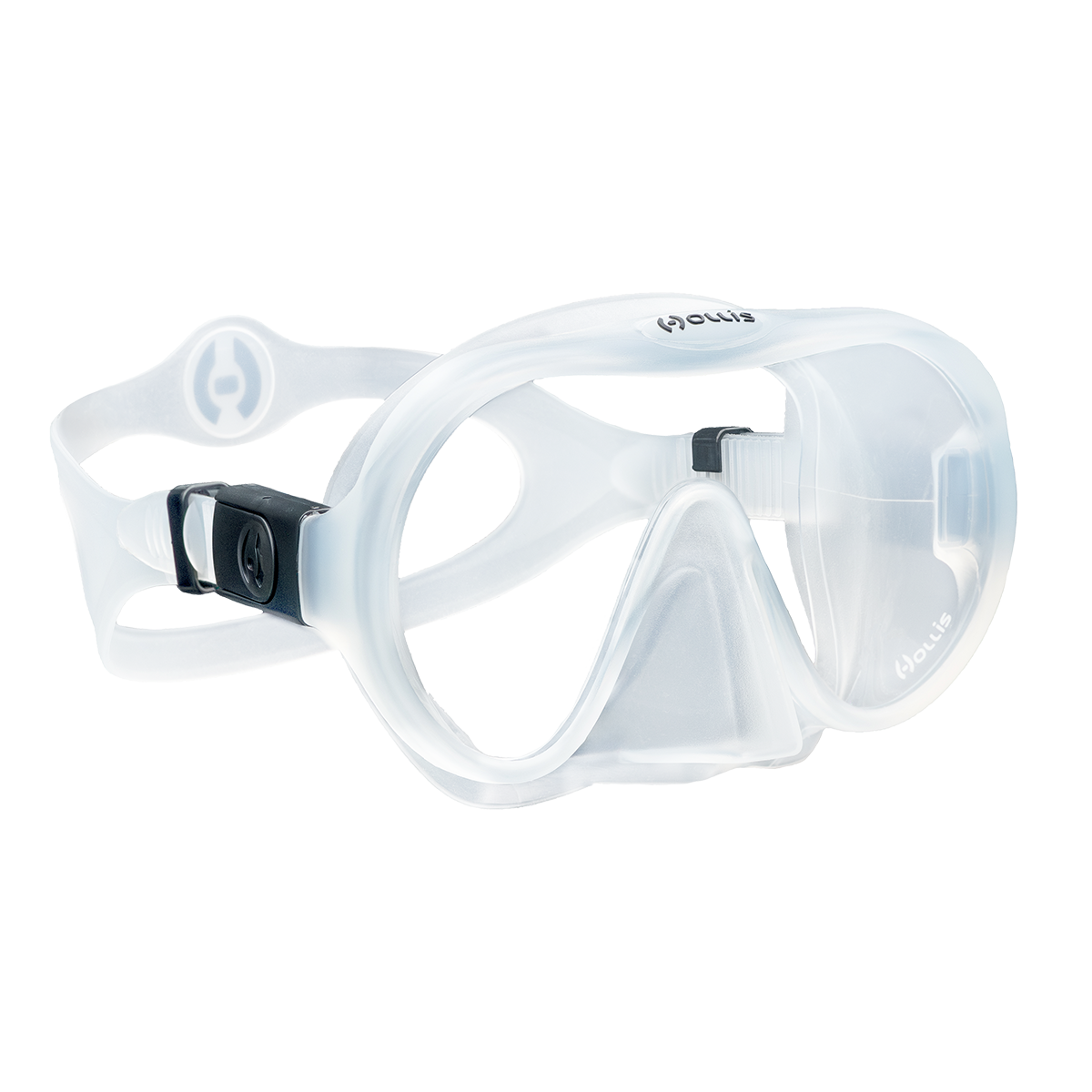 205 4500 09 hollis m1 mask clear three quarter web transparent